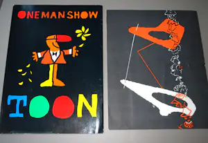 Toon Hermans - schilderijen/fotografie en 3 programmaboekjes oneman-shows (1953/77/79) kopen? Bied vanaf 50!