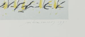 Jan Hein van Rooy - Laureatenmap met twee prenten (litho en ets), Oostakker + Westakker kopen? Bied vanaf 35!