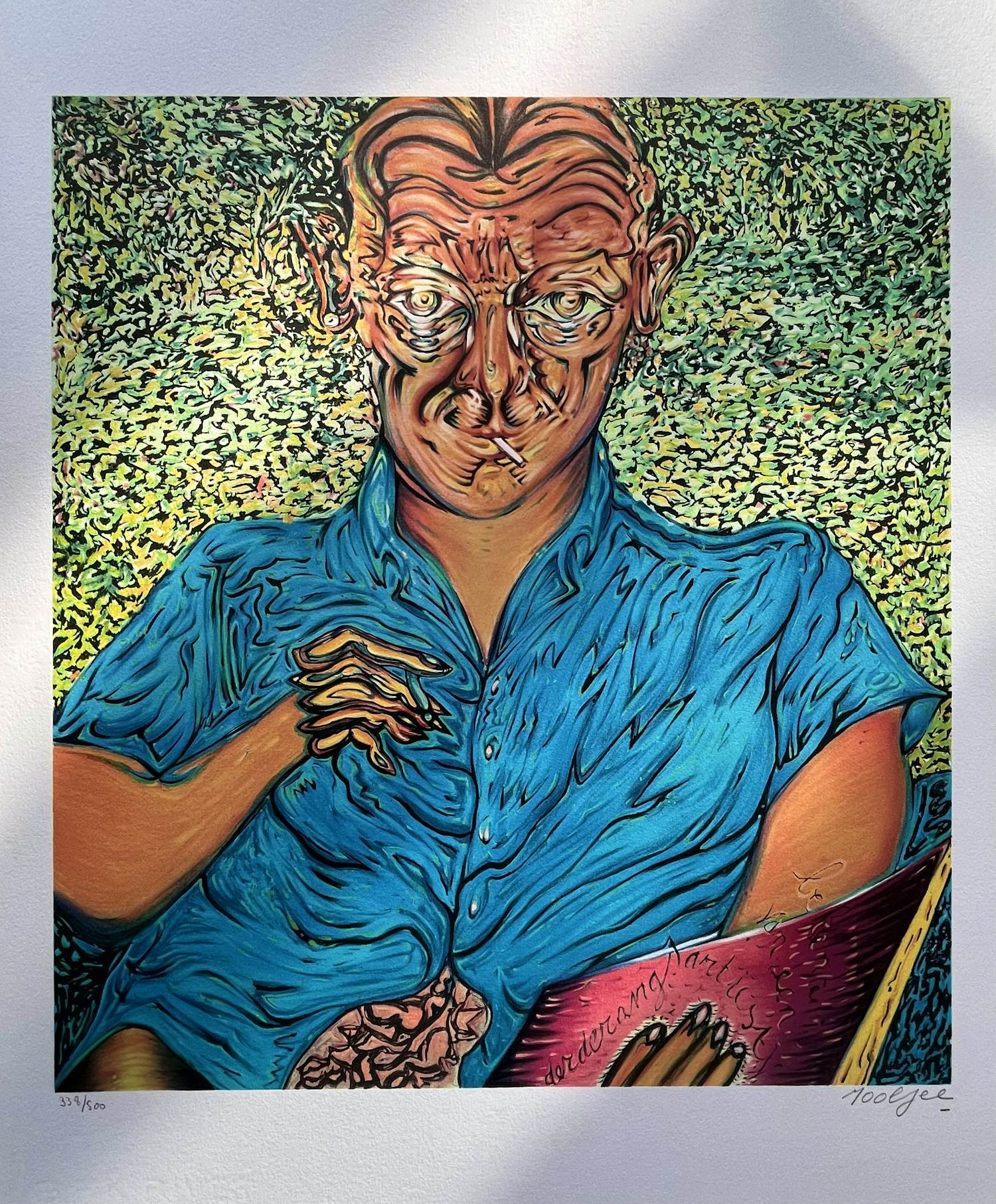 Pjeroo Roobjee - Kleurrijke, gesigneerde litho - niet ingelijst kopen? Bied vanaf 75!