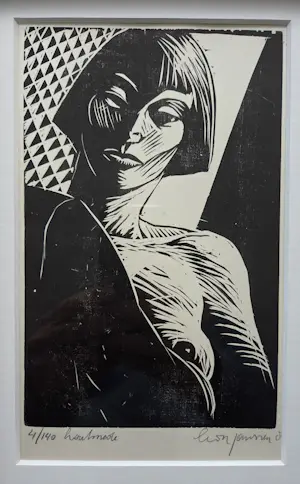 Leon Janssen - Portret vrouw. Naakt. kopen? Bied vanaf 119!