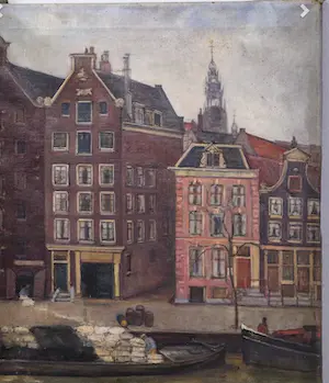 Buy Agatha Zethraeus - Oude Waal met oude kerk Amsterdam? Bid from 600!