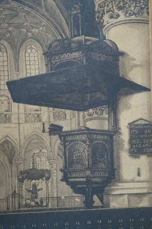 Arend Hendriks - kerkinterieur St. Jacobskerk den Haag kopen? Bied vanaf 20!