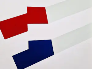 Jan van Zonneveld - in beperkte oplage (50) gemaakte geometrische zeefdruk "VLAG I" gesign kopen? Bied vanaf 35!