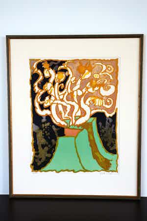 Pierre Alechinsky - Litho Les Vulcanologies V verkocht voor € 220!