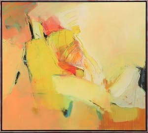 Ton van Kesteren - Olieverf op doek, Abstracte compositie - Ingelijst (Zeer groot) kopen? Bied vanaf 300!