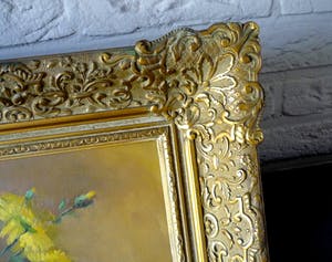 Hendrikus van Langen - Bloemen - Chrysanthemum stilleven in een gemberpotje kopen? Bied vanaf 100!