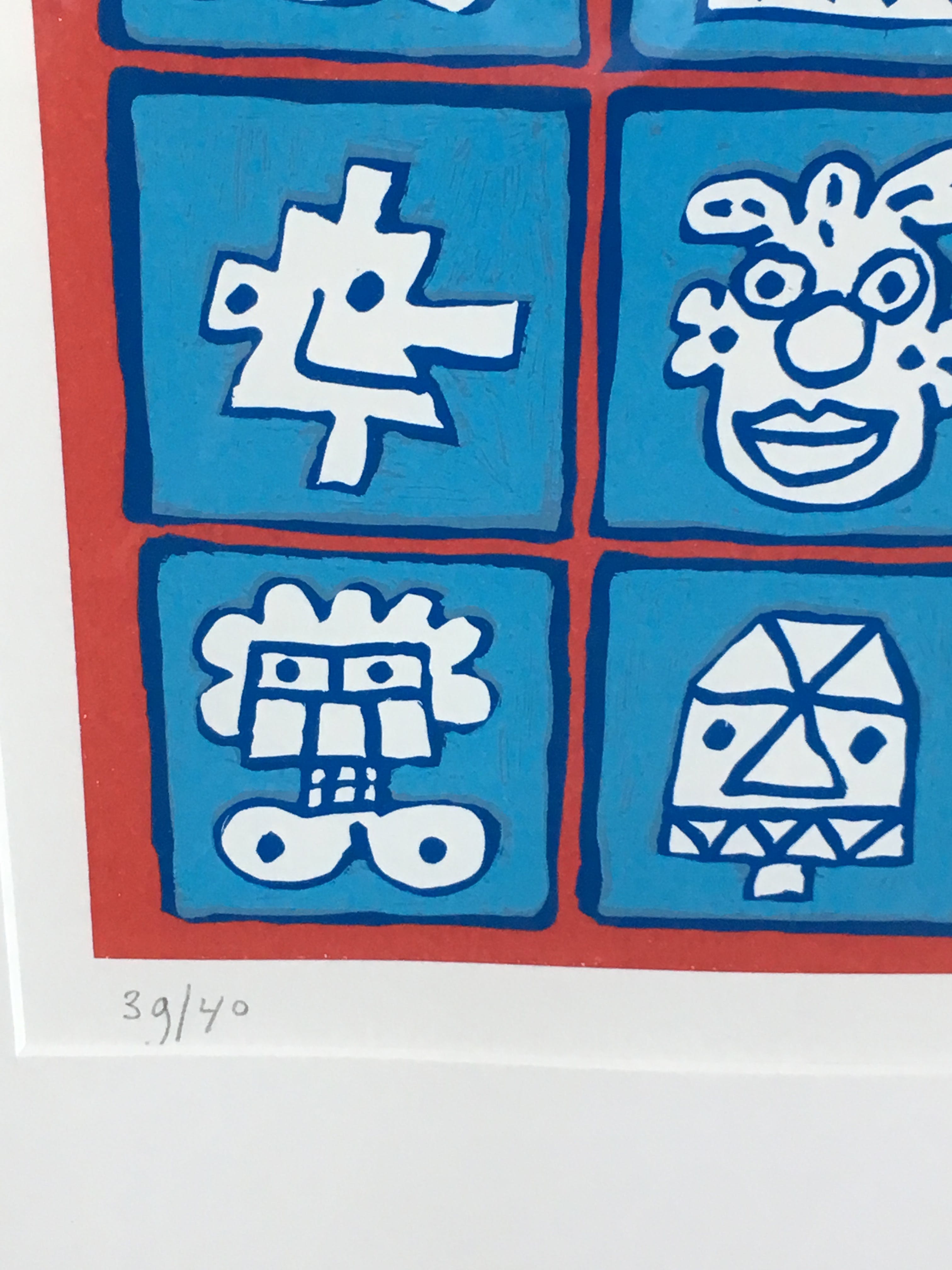 Bill Bodewes - Zeefdruk, Catalpa 14, Ingelijst. kopen? Bied vanaf 65!