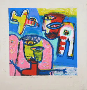 Henk Vierveijzer - Zeefdruk, Niet vliegen kopen? Bied vanaf 1!