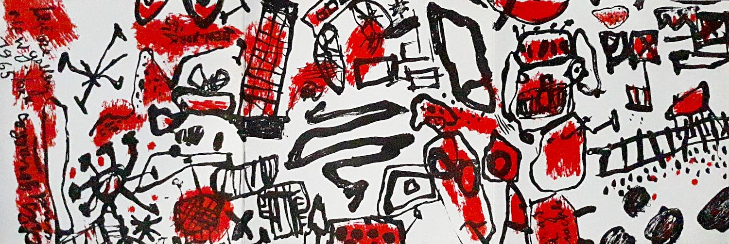 Corneille - Exhibition of recent oils and gouaches (1965), publicatie met originele litho kopen? Bied vanaf 55!