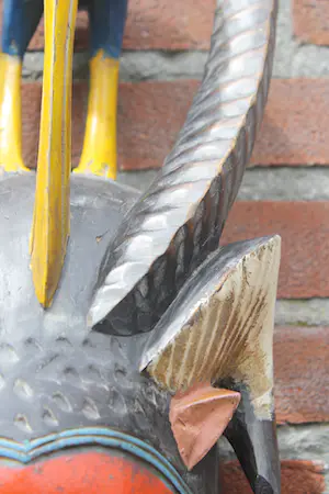 Niet of onleesbaar gesigneerd - Prachtig Afrikaans Gouro Gu Zaouli Masker (20e eeuw) kopen? Bied vanaf 1!