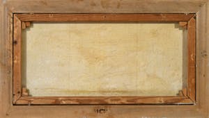 Niet of onleesbaar gesigneerd - "Zicht op dorp aan vaart met boerderijen, kerk en zeilschip" - olieverf opdoek kopen? Bied vanaf 10!