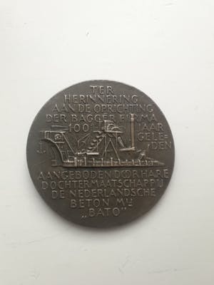 Albert Termote - Bronzen penning: 100 jaar Adriaan Volker Sliedrecht kopen? Bied vanaf 10!