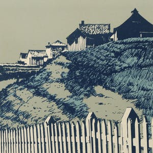 Leo Kools - Zeefdruk, Ierland - Ingelijst kopen? Bied vanaf 35!