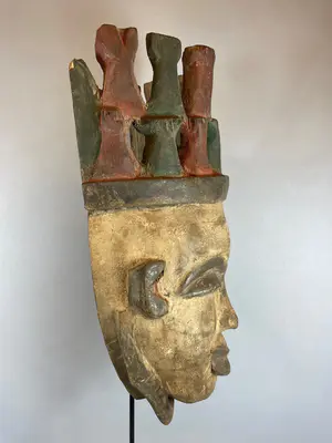 Igbo - 220566 - African IGBO Mask - Nigeria. kopen? Bied vanaf 55!