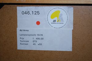 Ad Arma - ets - oplage 35 - ingelijst - incl catalogus kopen? Bied vanaf 60!