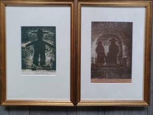 Peter van den Braken - 2 linosnedes kopen? Bied vanaf 55!