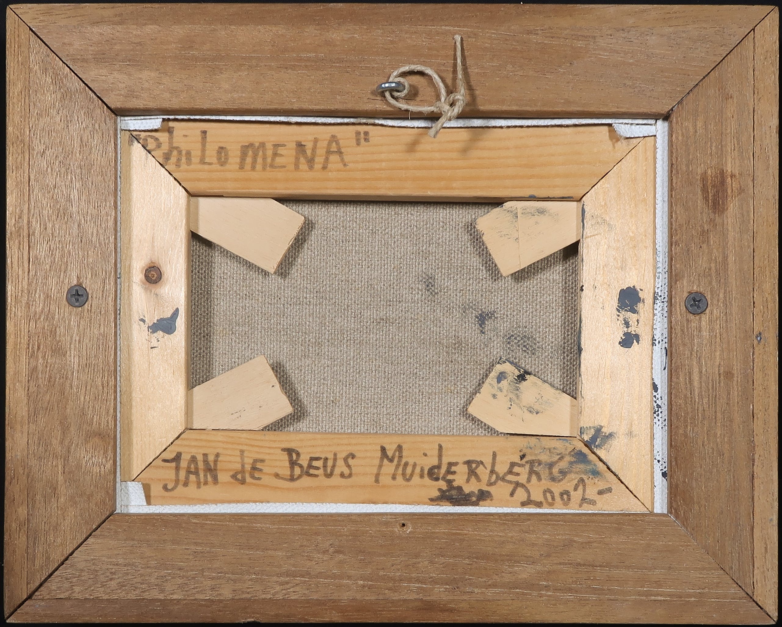 Jan de Beus - Olieverf op doek, Philomenia - Ingelijst kopen? Bied vanaf 350!