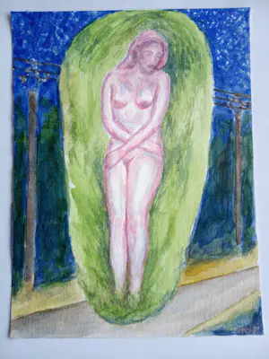 Reinout Zikel - Vrouwelijk Naakt in Landschap kopen? Bied vanaf 135!