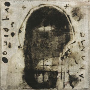 Sadik Kwaish Alfaji - Indische inkt op rijstpapier (op board), Conversation kopen? Bied vanaf 1500!