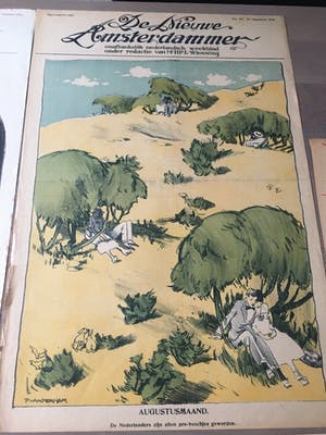 Piet van der Hem - Collectie van litho's voor De Nieuwe Amsterdammer 1915-1918 kopen? Bied vanaf 200!