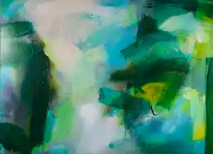 Pieter Vermeulen - Acryl op doek, Agua dulce III verkauft für € 100!