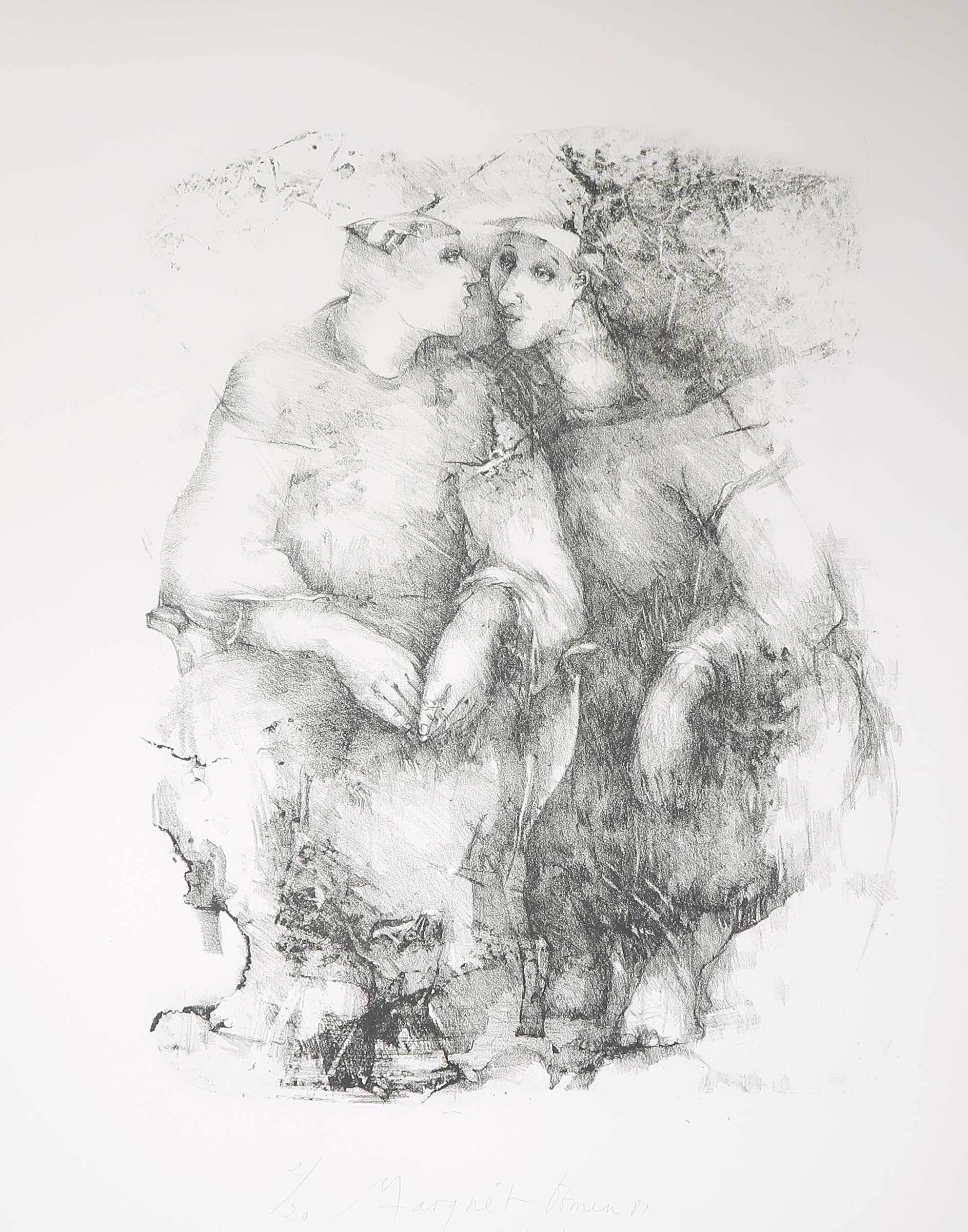 Margriet Oomen - Litho, Gesprekje kopen? Bied vanaf 1!