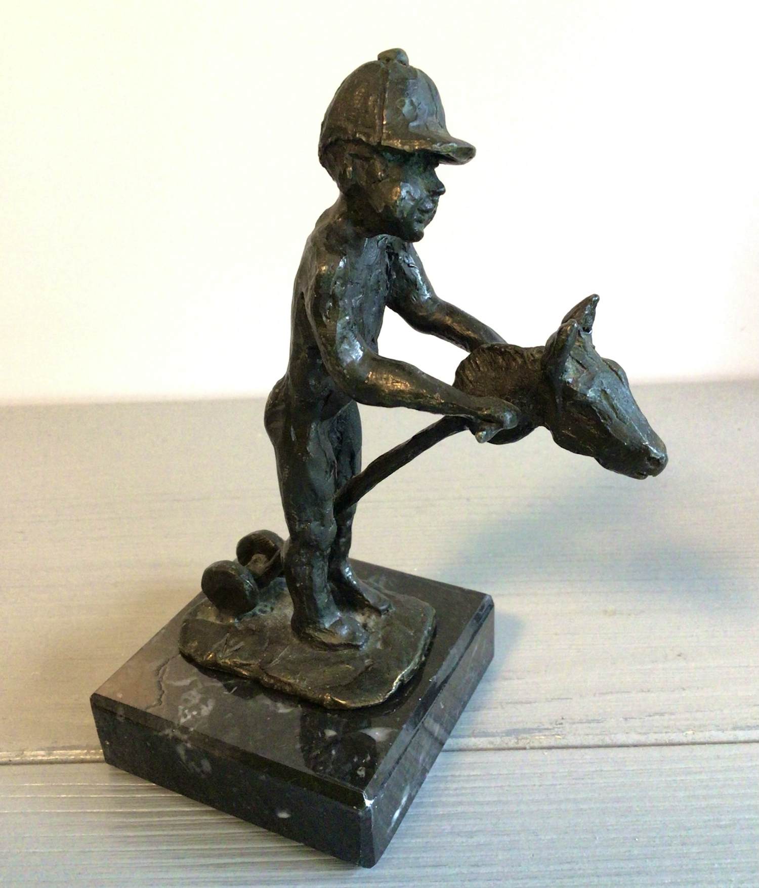 Astrid Veldhuyzen-Koppen - “ Jongen met stokpaardje “ zeldzaam verkocht voor € 79!