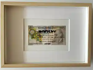 Banksy - Di-Faced Tenner verkocht voor € 150!