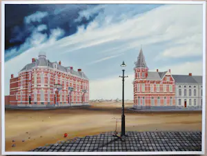 Jenny van Herwijnen - Verborgen kinderen, olieverf op doek (netjes ingelijst) kopen? Bied vanaf 275!