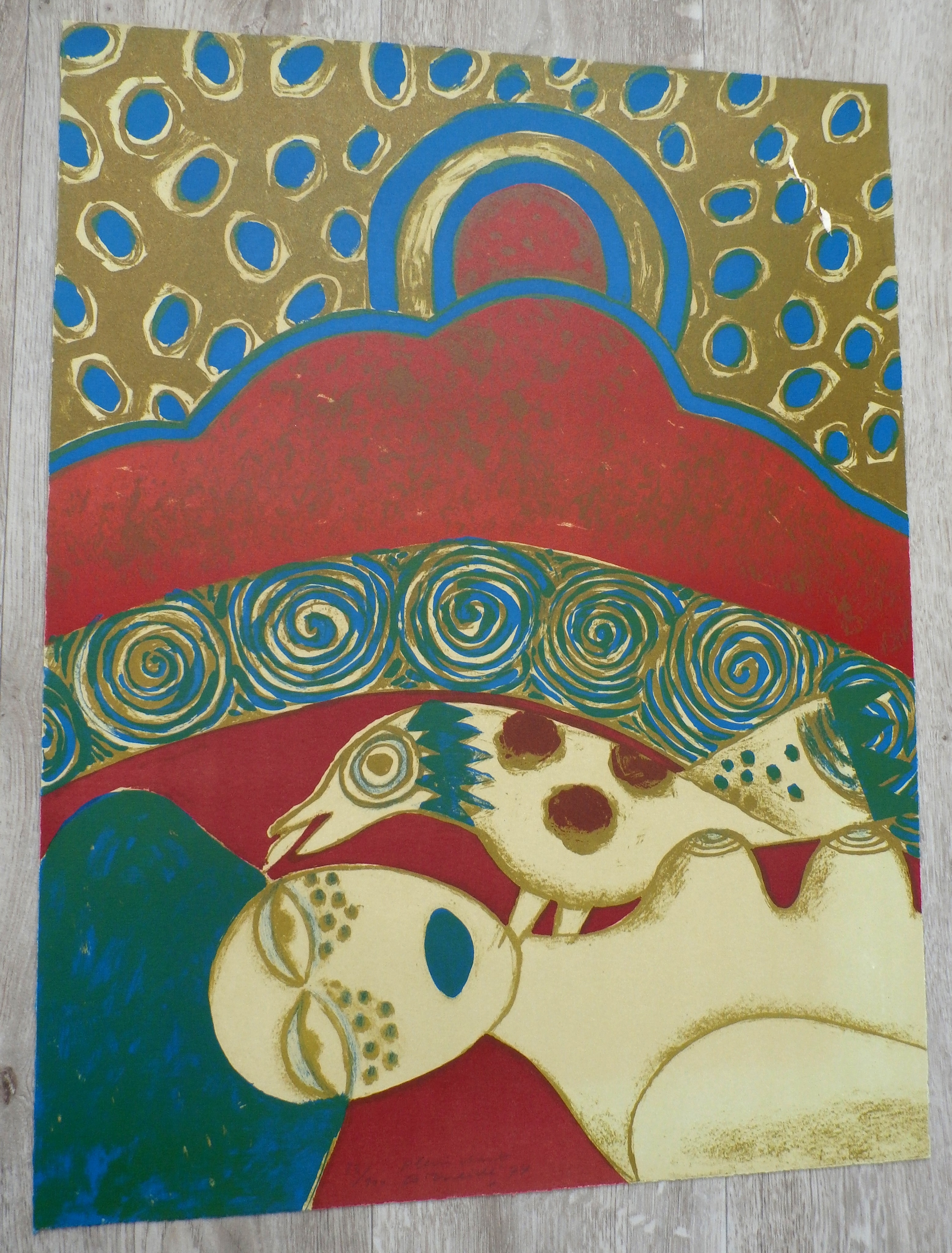 Corneille - Zeefdruk: "Plein Chant" - 1974 kopen? Bied vanaf 1!