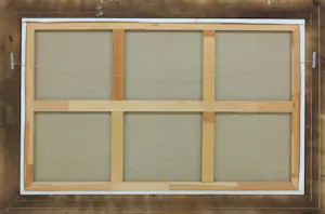 Douwe Elias - Olieverf op doek, Salviuskerk te Dronrijp - Ingelijst (Zeer groot) kopen? Bied vanaf 1200!