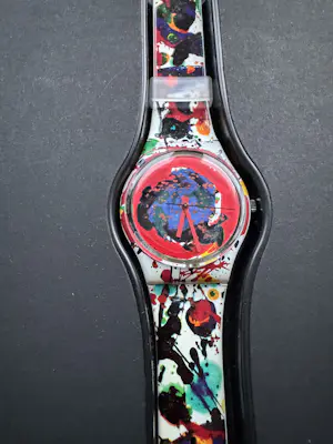 AcheterSam Francis - i.s.m. SWATCH: polshorloge? Enchérissez de 100!