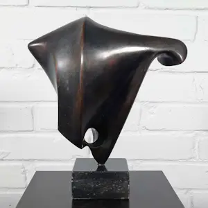 Jef Wishaupt - BRONS - prachtig abstract - 25822 kopen? Bied vanaf 750!