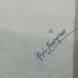 Niet of onleesbaar gesigneerd - Krijttekening, Twee meisjes in Zaanse klederdracht - Ingelijst kopen? Bied vanaf 1!