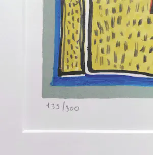 Corneille - Le marin, zeefdruk (mooi ingelijst) kopen? Bied vanaf 275!