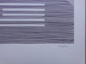 Michel Seuphor - LOT VAN 2 STUKS / GEOMETRIE / ZW-W LITHO / 75x55cm / SIG kopen? Bied vanaf 45!