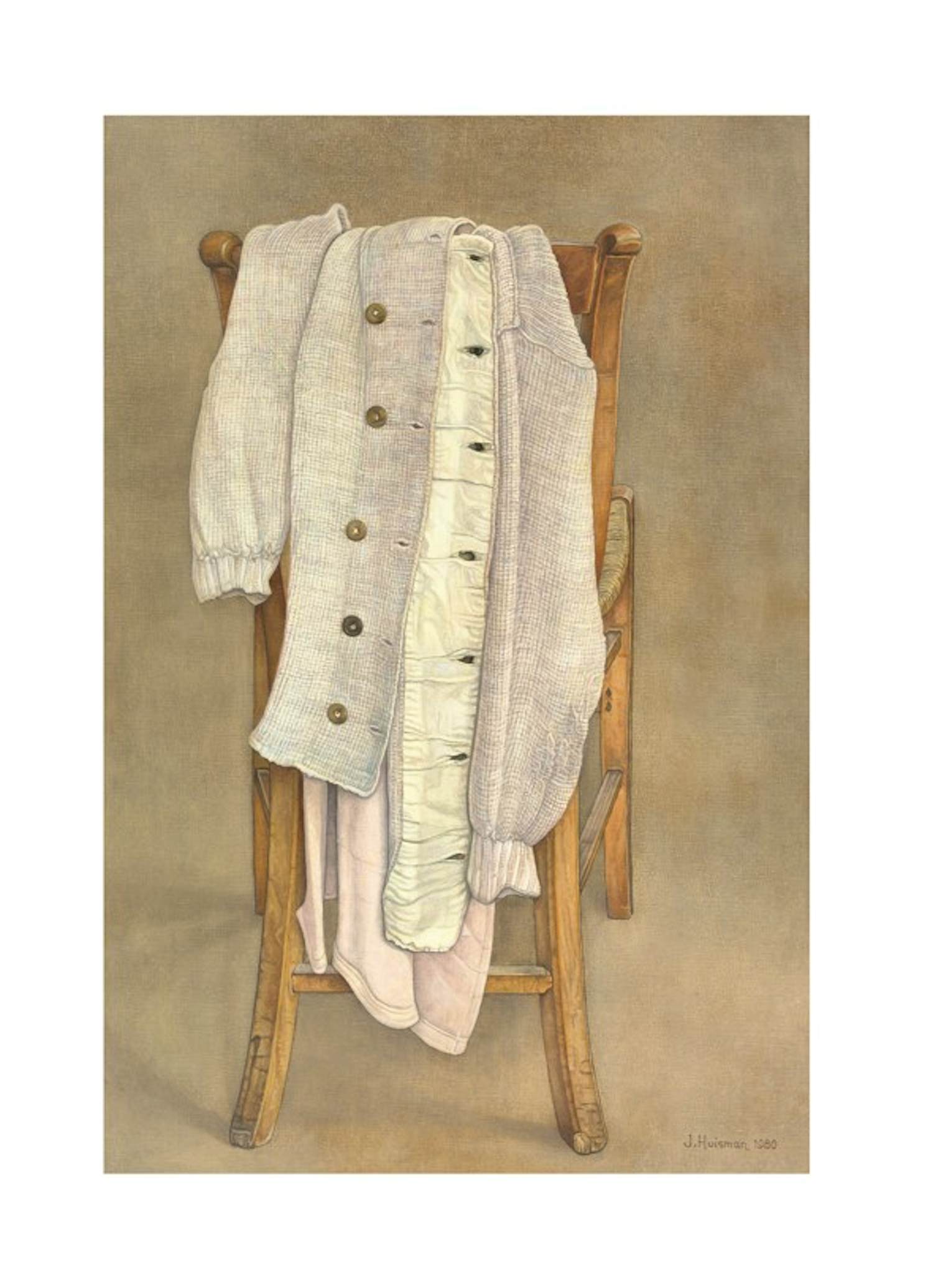 Jopie Huisman - Kleurengiclee BORSTROK op DEVENTER STOEL verkocht voor € 85!