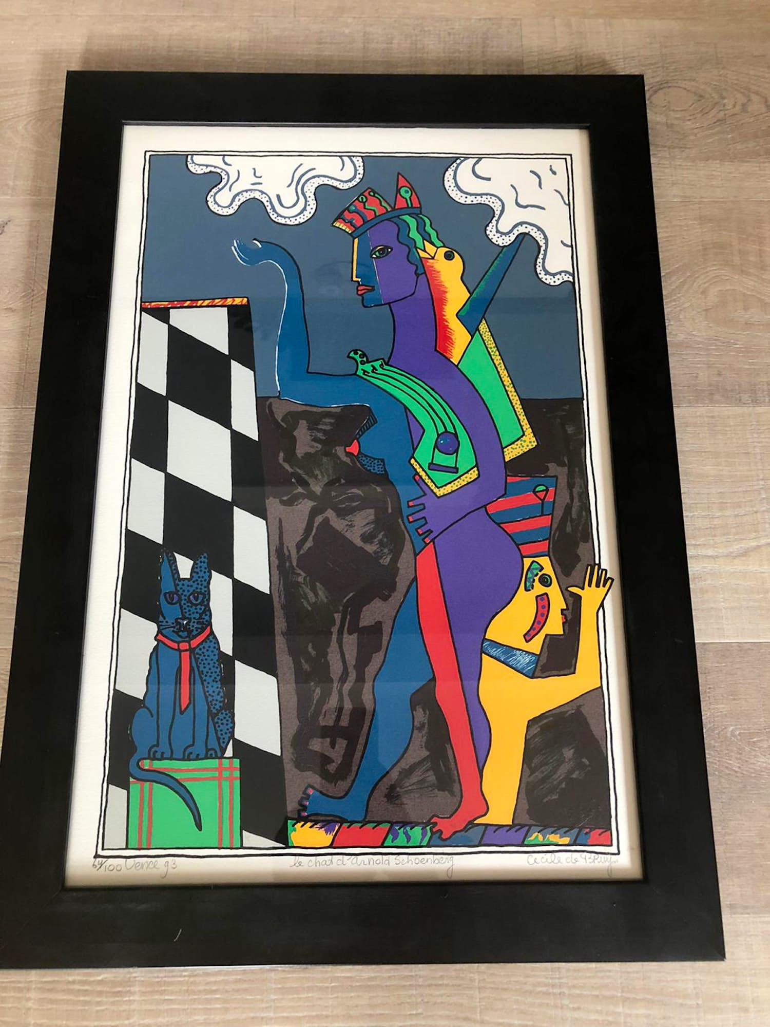 Cecile de Bruijn - Le Chat d'Arnold Schoenberg verkocht voor € 70!