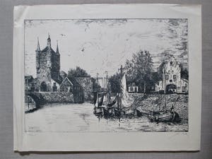 Niet of onleesbaar gesigneerd - Litho Zierikzee kopen? Bied vanaf 1!