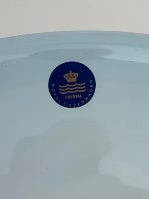 Per Lutken - Lichtblauwe schaal Selandia kopen? Bied vanaf 35!