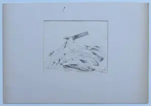 Theo Beerendonk - Potloodtekening op papier | '27 juli 1972 | 1972 kopen? Bied vanaf 60!