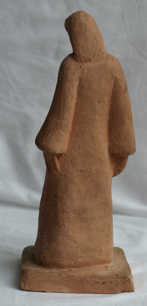 Klaas Pijlman - Beeldje van Terracotta , “Maria” – ca 1980 kaufen? Bieten Sie von 10!