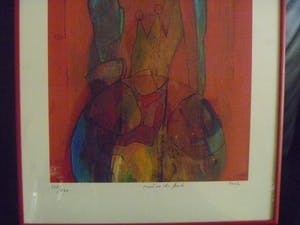 Ruud van der Beele - Zeefdruk, z.t. Abstract 2 - Ingelijst kopen? Bied vanaf 50!