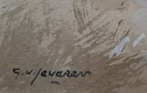 Gerrit van Jeveren - WINTERLANDSCHAP met Boerderij kopen? Bied vanaf 200!