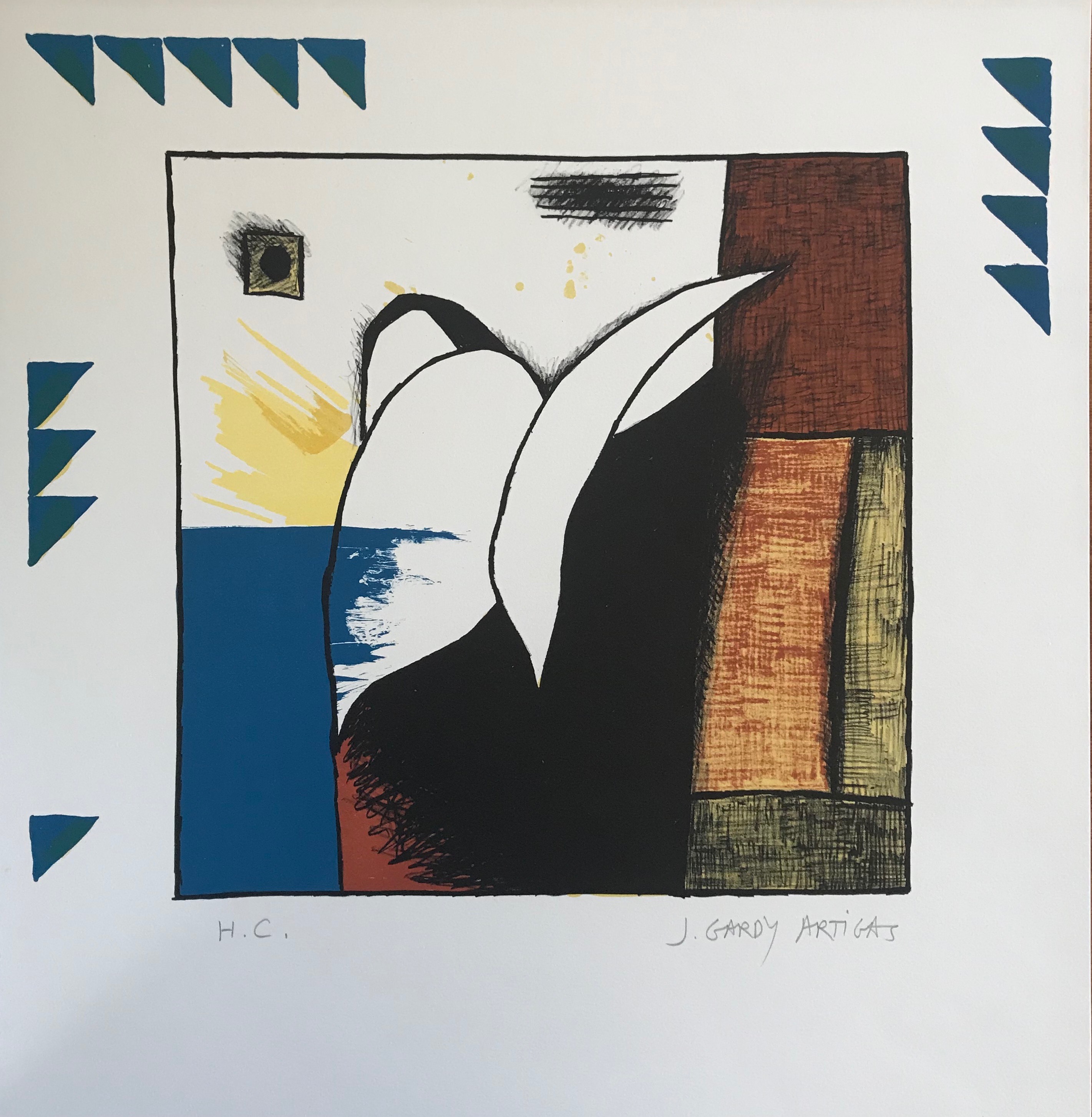 Joanet Gardy-Artigas - 'Ostie Blanche' - HC - Gesigneerde Lithografie kopen? Bied vanaf 45!