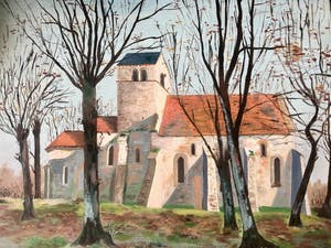 Niet of onleesbaar gesigneerd - Suzanne Goubeau Gauthey - l’Eglise de Torcy kopen? Bied vanaf 1!