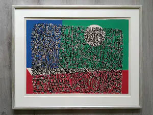 Heinz Kampmann-Herfest - Abstracte compositie kopen? Bied vanaf 85!