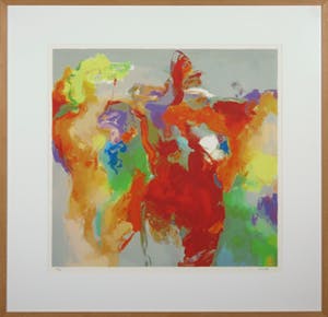 Peter Munnik - Zeefdruk, Zonder titel 1 (g) - Ingelijst kopen? Bied vanaf 50!