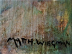 Matthieu Wiegman - Olieverf - Bergense School - circa 1930 - Voorjaarsboeket Tulpen - gesigneerd kopen? Bied vanaf 191!