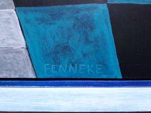 Fenneke van der Elst - Schaal met peren - groot - unicum kopen? Bied vanaf 110!